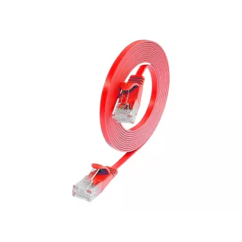 Câble de raccordement Ethernet Slim Cat.6 U/UTP Wirewin, 1 m, rouge PKW-SLIM-KAT6 1.0 RT