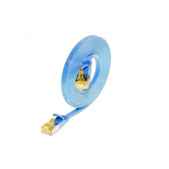 Câble de raccordement Ethernet Slim Cat6a U/FTP Wirewin, RJ-45, bleu, 5 m PKW-STP-SLIM-K6A 5.0 BL