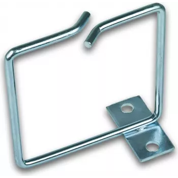 Anneau de gestion de câbles métallique Wirewin 80x80 mm, fixation à gauche, noir KFH 80X80 LF/FG