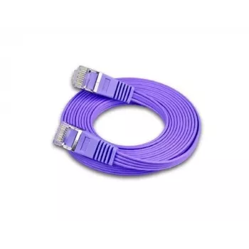Câble patch slim Wirewin Triotronik Cat6 U/FTP, 10 m, violet PKW-STP-SLIM-KAT6 10.0 VT
