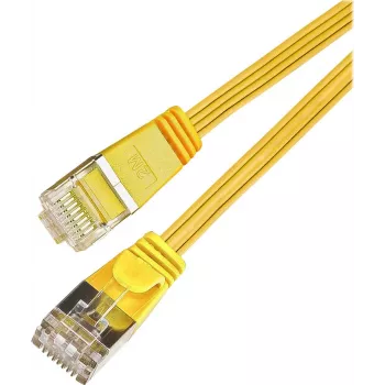 Câble patch SLIM Cat.6 Wirewin SLIM S6 15 GE, STP (PIMF), 15 m, jaune PKW-STP-SLIM-KAT6 15.0 GE