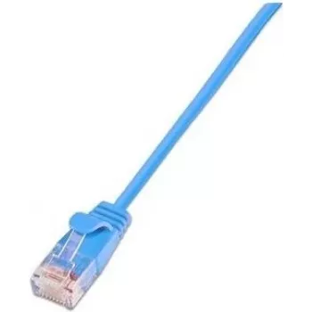 Câble patch Ethernet Wirewin Triotronik PKW-LIGHT-K6 1.0 BL Cat6 UTP, RJ45 mâle vers mâle, 1 m, bleu