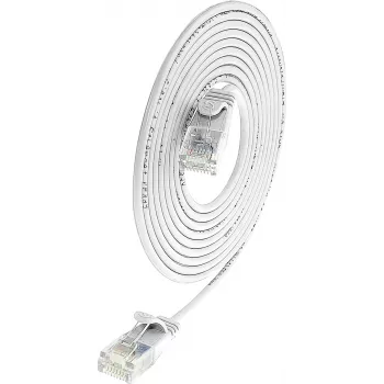 Câble Slim-Light Wirewin SLIM UL6 3 WS Cat.6, U/UTP, 3,0 m, blanc (PKW-LIGHT-K6 3.0 WS)