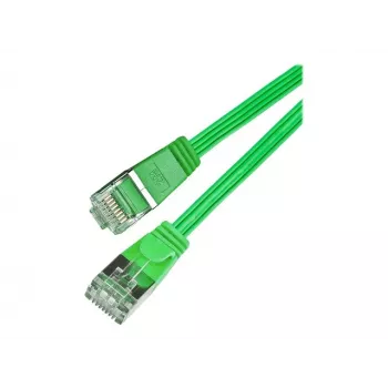 Câble patch SLIM Wirewin SLIM S6 15 GN Cat.6, STP (PIMF), 15 m, vert PKW-STP-SLIM-KAT6 15.0 GN