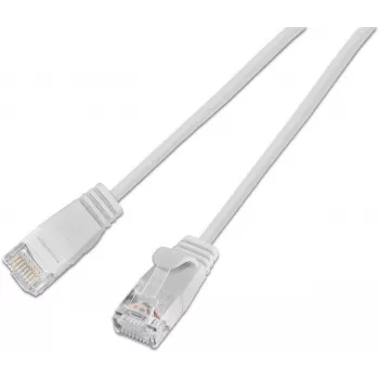 Câble patch Light Wirewin SLIM KAT6A 10 Gigabit rond, U/UTP, Ø 3,6 mm, blanc (SLIM-L-UU-K6A 2.0 WT)