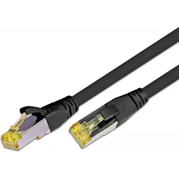 Câble de brassage Cat6a S/FTP Wirewin PKW-PIMF-KAT6A 1.0 SW, 1 m, noir
