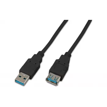 Câble de rallonge USB 3.2 Gen 1 Wirewin USB 3.0 A-A MF 0.5 SW, 0,5 m, noir