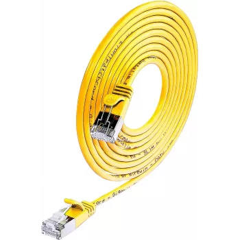 Câble patch Slim-Light Cat.6 U/FTP Wirewin SLIM SL6 15 GE, 15 m, jaune PKW-LIGHT-STP-K6 15.0 GE