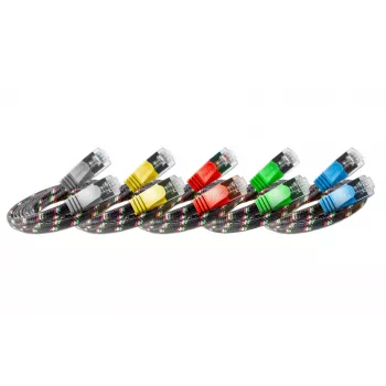Câble SLIM-Tough Cat.6 Wirewin SLIM ST6 2 GE, F/FTP, 2,0 m, jaune PKW-TOUGH-STP-K6 2.0 GE
