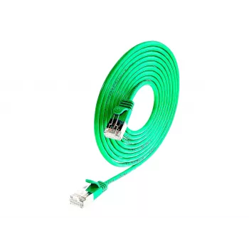 Câble patch Cat6 STP Wirewin Triotronik PKW-LIGHT-STP-K6 5.0 GN, RJ-45 mâle vers RJ-45 mâle, 5 m, vert