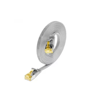 Câble patch Ethernet Slim Cat6a U/FTP Wirewin, 0,1 m, gris PKW-STP-SLIM-K6A 0.1