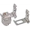 Adaptateur pour rail DIN Wirewin pour montage de jack Keystone, système Keystone métallique (WKS DIN RAIL HOLDER 1)