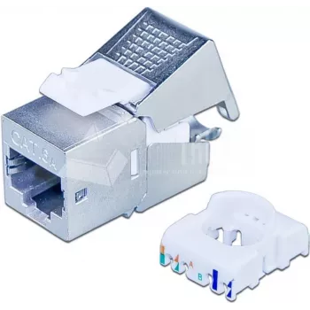 Module Keystone Cat6A 10 Gigabit Ethernet Wirewin, blindé, sans outil, système Keystone (WKS JACK STP KAT6A)