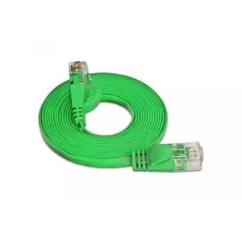 Câble patch Ethernet Slim Cat.6 U/UTP Wirewin 5 m vert PKW-SLIM-KAT6 5.0 GN