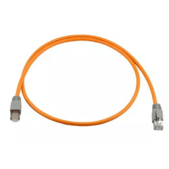 Câble patch Cat6A S/FTP industriel Wirewin, gaine PUR, 7,5 m, orange PKW-I0-SF-K6A-PUR 7.5 OR