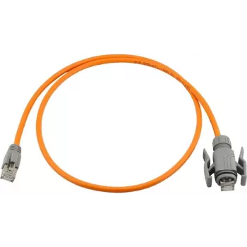 Câble patch Cat6A S/FTP industriel Wirewin, PUR anti-UV, IP67 RJ45, 30 m, orange PKW-I1-SF-K6A-PUR 30.0 OR