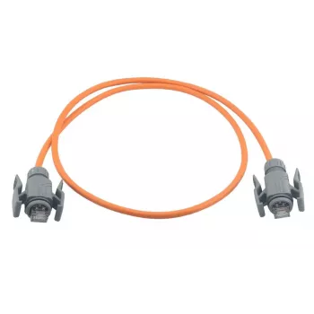Câble patch Cat6a S/FTP PUR industriel Wirewin, 5 m, orange, IP67 RJ45 PKW-I2-SF-K6A-PUR 5.0 OR