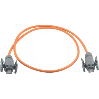 Câble patch industriel Wirewin Cat6A S/FTP PUR, 7,5 m, orange, IP67 RJ45 PKW-I2-SF-K6A-PUR 7.5 OR