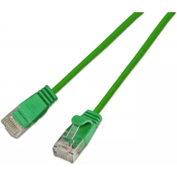 Câble patch Wirewin Slim Cat.6A 10 Gigabit U/UTP, 5 m, vert SLIM-L-UU-K6A 5.0 GN
