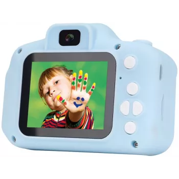 Appareil photo numérique AGFAPHOTO ARKCMBL 8 MP CMOS avec zoom numérique 8x, écran LCD 2,7 pouces, vidéo Full HD, bleu