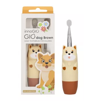 Brosse à dents sonique InnoGIO GIOdog 2+ GIO-452BROWN, marron