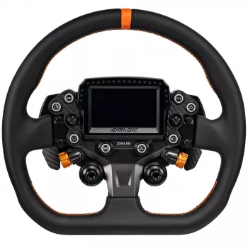 Volant Simagic ZS-320CD en cuir, 320 mm, sans moyeu