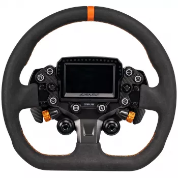 Volant Simagic ZS-320CD en Alcantara, 320 mm, forme D, PCD 6x70 mm, sans moyeu
