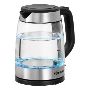 Bouilloire électrique en verre Bartscher 200096 1,7 L 2200 W argent