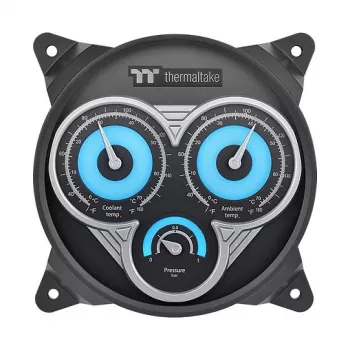 Tableau de bord Thermaltake Pacific TF3 pour système de refroidissement liquide, noir