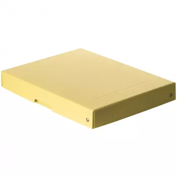 Boîte de rangement FALKEN PURE 500 feuilles jaune pastel 24,0 x 32,0 x 4,0 cm, 1 pièce (22001928000F)