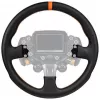 Simagic ZS-330RR jante de volant en cuir, 330 mm, surpiqûres rouges, sans moyeu