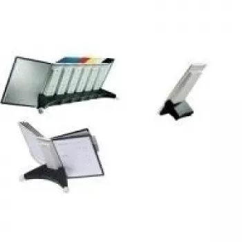 DURABLE SHERPA TABLE 10 Système de référence de bureau, 10 panneaux A4, noir 563222