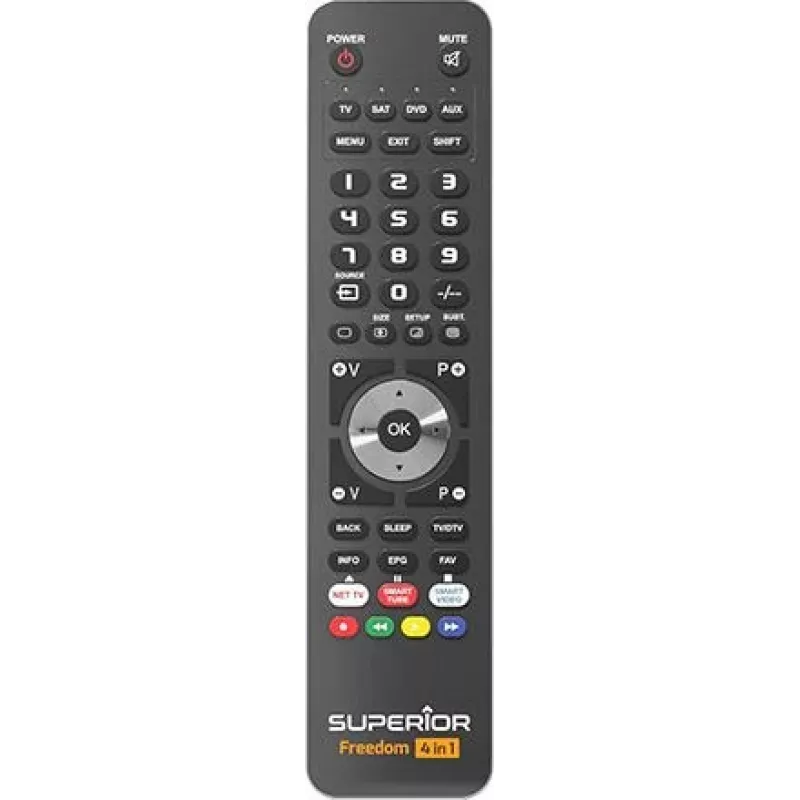 Télécommande universelle programmable Superior Electronics Freedom noire SUPTUB003