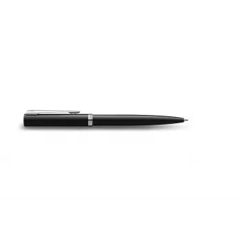 Waterman Impression Stylo bille – Laque noire, finition chromée, bleu moyen 2225498