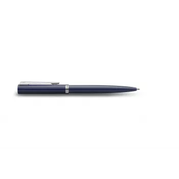Waterman Impression Stylo bille – Laque bleue, finition chromée, pointe moyenne, coffret cadeau 2225468