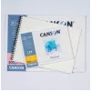 Papier aquarelle Canson Montval, 200 g/m², 500 x 650 mm, blanc naturel, grain fin, sans acide, 10 feuilles C518412002