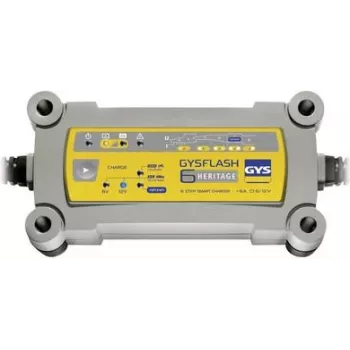 Chargeur de batterie automatique GYS Flash Heritage 6A 6V/12V 029538