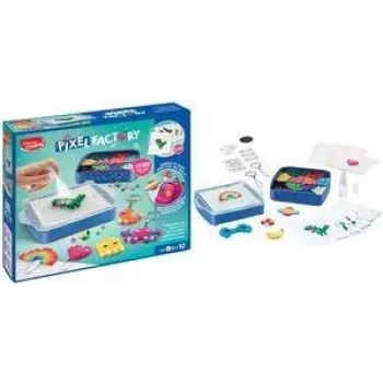 Kit d'art avec perles d'eau Maped Creativ Pixel Factory - 1100 perles, 50 perles spéciales, 25 modèles 907700