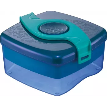 Boîte à repas Maped PICNIK ORIGINS 1,4 L aqua avec 2 compartiments, récipient et séparateur amovibles 870108