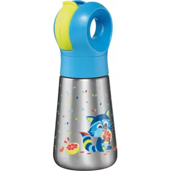 Gourde isotherme Maped PICNIK raton laveur, 350 ml acier inoxydable avec paille 873001