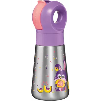 Gourde isotherme Maped PICNIK lapin 350 ml acier inoxydable avec paille 873002