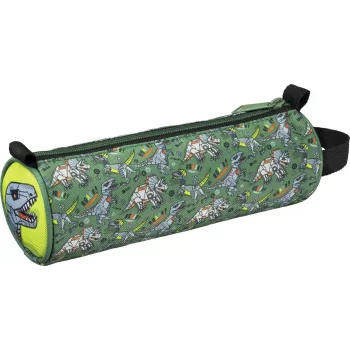 Trousse rouleau Maped dinosaure, néoprène, vert/noir, fermeture à glissière, 1 pièce 932909