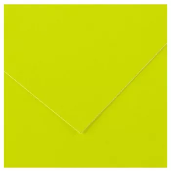 Canson Vivaldi papier couleur, 500 x 650 mm, 250 g/m², jaune néon, 25 feuilles (C200403809)