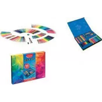 Set d'art et de dessin Maped COLOR'PEPS 150 pièces avec boîte de rangement 984726