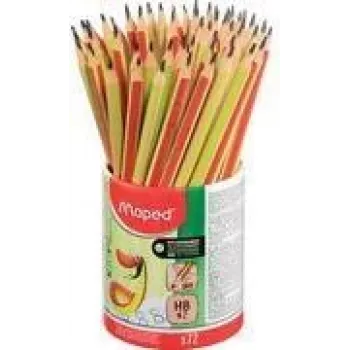 Maped KIDY Learn crayon d'apprentissage HB triangulaire, 2,2 mm, carquois de 72 pièces (854601)