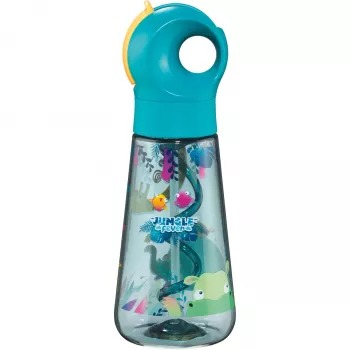 Gourde Maped PICNIK JUNGLE FEVER, 0,5 L, turquoise, Ecozen avec paille 873199