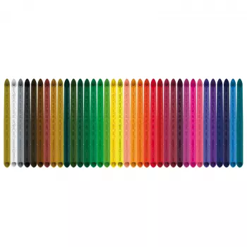 Crayons de couleur triangulaires Maped COLOR'PEPS INFINITY, 36 couleurs assorties, sans bois, mine 100 % pigment, durée 10x plus longue, étui ergonomique 861623