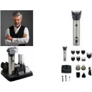 Tondeuse 6 en 1 Little Balance Multi 6 Barber pour barbe, cheveux et poils du corps, avec fil ou sans fil, 1 pièce (8789)