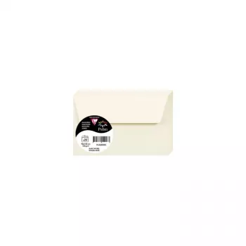 Enveloppe Pollen by Clairefontaine 90x140 mm, blanc naturel 120 g/m², pH neutre, sans acide - 1 pièce (56050C)