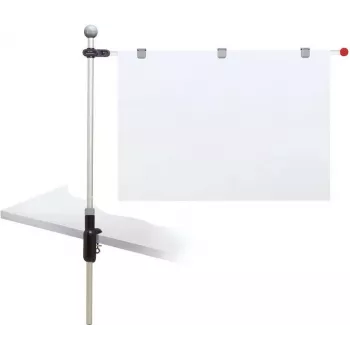 Porte-plan MAUL pince de table pour documents DIN A0, gris 62550-84
